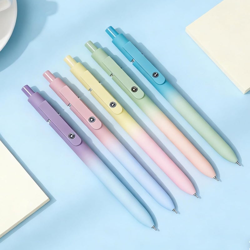 Donyang Gel Pens, 10PCS 0.7mm Gel Pens Black Ink Fine Point Smooth Writing Pens, High-End Series Ballpoint for Office Supplies, Stocking Stufferss, Christmas Gifts for Men Women - Image 5
